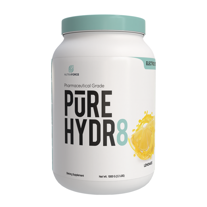 PURE HYDR8 Electrolytes with Coconut Water Powder - Hydration Supplement | Nutraforce