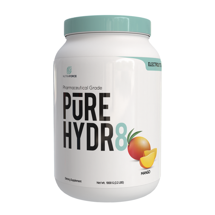 PURE HYDR8 Electrolytes with Coconut Water Powder - Hydration Supplement | Nutraforce