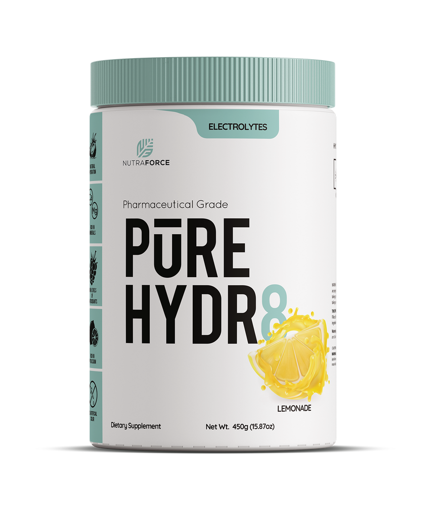 PURE HYDR8 Electrolytes with Coconut Water Powder - Hydration Suppleme ...