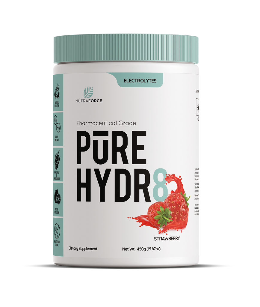 PURE HYDR8 Electrolytes with Coconut Water Powder - Hydration Suppleme ...